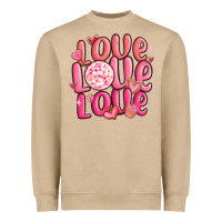Mushroom love love love valentines day Heavyweight Sweatshirt - MaliasSmallBusiness