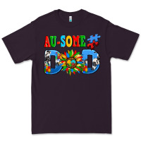 Plum ausome autism dad Premium Tee - AdoDesignShop