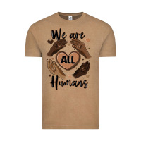 Vintage Coffee we are all humans Vintage Tee - MaliasSmallBusiness