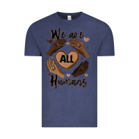 Vintage Denim we are all humans Vintage Tee - MaliasSmallBusiness