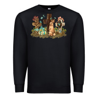 Black Western rabbit bunny with crosses Easter Day Premium Sweatshirt - HowdyJamesFarm
