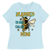 Baby Blue blessed to bee called mimi Ladies Tee - JahusDesignShop