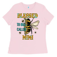 Bubblegum Pink blessed to bee called mimi Ladies Tee - JahusDesignShop