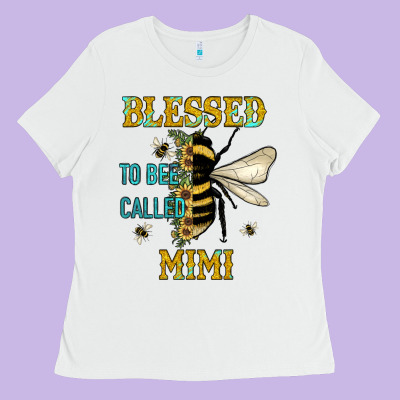 Blessed To Bee Called Mimi Ladies Tee Designed By Jahusdesignshop