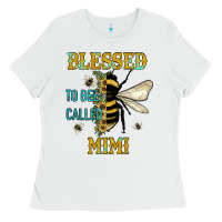 White blessed to bee called mimi Ladies Tee - JahusDesignShop