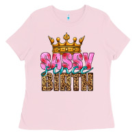 Bubblegum Pink sassy since birth Ladies Tee - HRA Design Shop