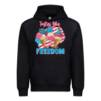Black Tastes like freedom 4th of July Urban Hoodie - FaDigitalArtStudio