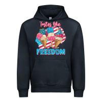 Navy Tastes like freedom 4th of July Urban Hoodie - FaDigitalArtStudio