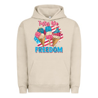 Tastes Like Freedom 4th Of July Urban Hoodie | Teevron