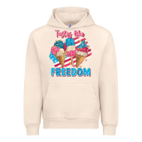 Sandshell Tastes like freedom 4th of July Urban Hoodie - FaDigitalArtStudio