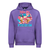 Tulip Tastes like freedom 4th of July Urban Hoodie - FaDigitalArtStudio