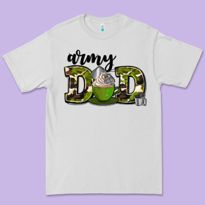 Army Dad Premium Tee Designed By Adodesignshop