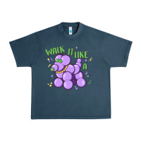 Midnight Navy walk it like a Urban Heavy Tee - MaliasSmallBusiness