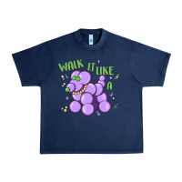 Navy walk it like a Urban Heavy Tee - MaliasSmallBusiness