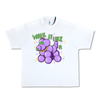 White walk it like a Urban Heavy Tee - MaliasSmallBusiness