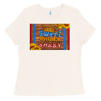 Bone usa sweet and sassy skinny metal can holder Ladies Tee - HRA Design Shop