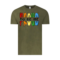 Vintage Olive proud to be me Vintage Tee - MaliasSmallBusiness