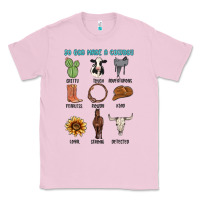 Bubblegum Pink so god made a cowboy Classic Tee - MaliasSmallBusiness