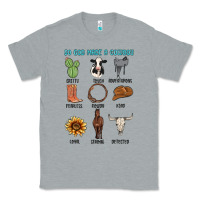 Heather Grey so god made a cowboy Classic Tee - MaliasSmallBusiness