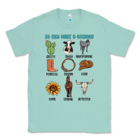 Seafoam so god made a cowboy Classic Tee - MaliasSmallBusiness