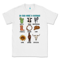 White so god made a cowboy Classic Tee - MaliasSmallBusiness