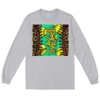 Moon Dust softball leopard Long Sleeve Tee - NancyCooperArtShop