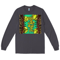 Smoke softball leopard Long Sleeve Tee - NancyCooperArtShop
