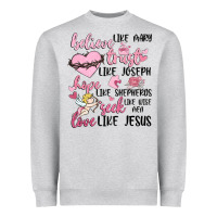 Heather Grey christian valentines Heavyweight Sweatshirt - MaliasSmallBusiness