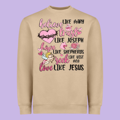 Christian Valentines Heavyweight Sweatshirt Designed By Maliassmallbusiness