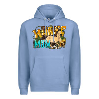 Colony Blue Horse Mom Rope Premium Hoodie - HowdyJamesFarm