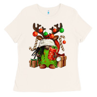 Bone christmas afro gnomes Ladies Tee - FaDigitalArtStudio