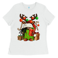 White christmas afro gnomes Ladies Tee - FaDigitalArtStudio
