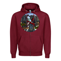 Black Angus Family Zipper Hoodie | Teevron