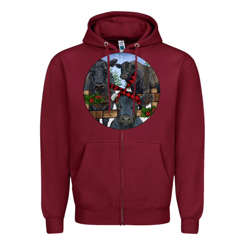 Black Angus Family Zipper Hoodie by RanaPortraitStore | Teevron