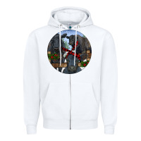 White Black Angus Family Zipper Hoodie - RanaPortraitStore