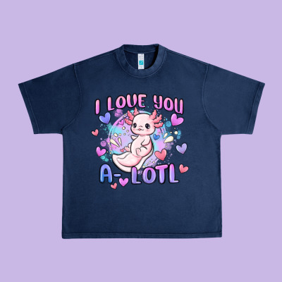 Love You A Lotl Urban Heavy Tee Designed By Maliassmallbusiness