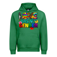 Emerald love has no gender pride Urban Hoodie - FaDigitalArtStudio