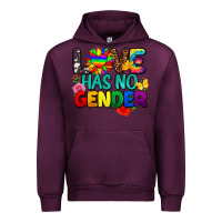 Mauve Wine love has no gender pride Urban Hoodie - FaDigitalArtStudio