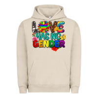 Pigment French Oak love has no gender pride Urban Hoodie - FaDigitalArtStudio