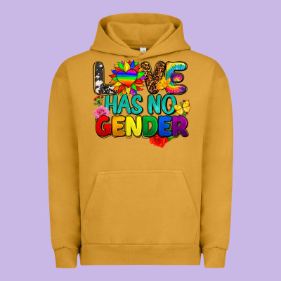 Love Has No Gender Pride Urban Hoodie Designed By Fadigitalartstudio
