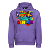 Tulip love has no gender pride Urban Hoodie - FaDigitalArtStudio