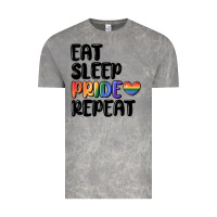 Cloud Rock eat sleep pride repeat Vintage Tee - MaliasSmallBusiness