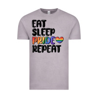 Vintage Zinc eat sleep pride repeat Vintage Tee - MaliasSmallBusiness