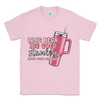 Bubblegum Pink long neck ice cold stanley never broke my heart Classic Tee - MaliasSmallBusiness