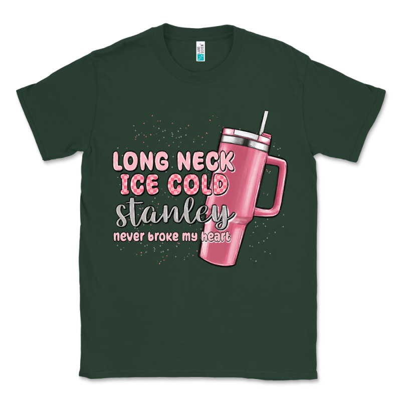 Long Neck Ice Cold Stanley Never Broke My Heart Classic Tee by MaliasSmallBusiness | Teevron