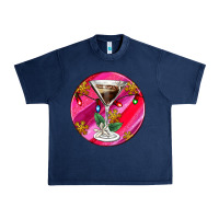 Navy Christmas espresso martini Urban Heavy Tee - AdoDesignShop