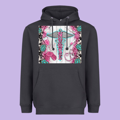 Nurse Heavyweight Hoodie Designed By Tumblerdesignbyshophia