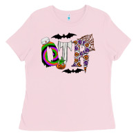 Bubblegum Pink otr Ladies Tee - CowhideDigitalArt