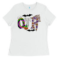 White otr Ladies Tee - CowhideDigitalArt