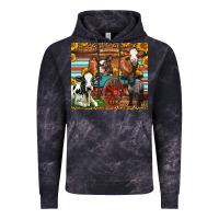 Cloud Black Farm Animals On An Old Wagon Vintage Hoodie - LillyAllenDesigns
